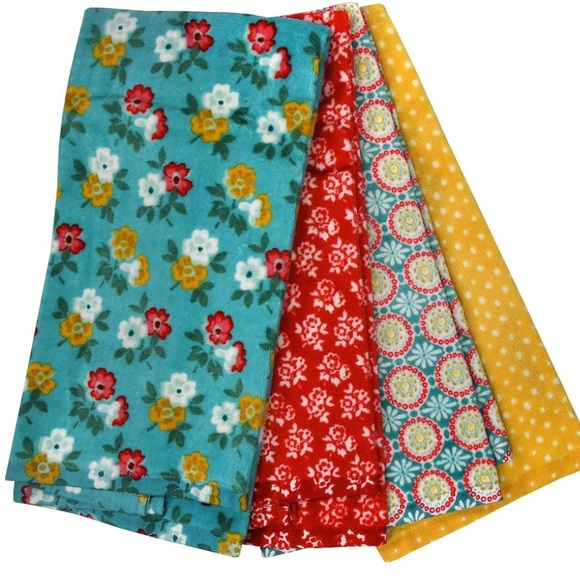 Pioneer Woman Bundle SPRING FLORAL 8 pc Kitchen Towel, Coffee Mug & Spatula Set - Picture 5 of 6